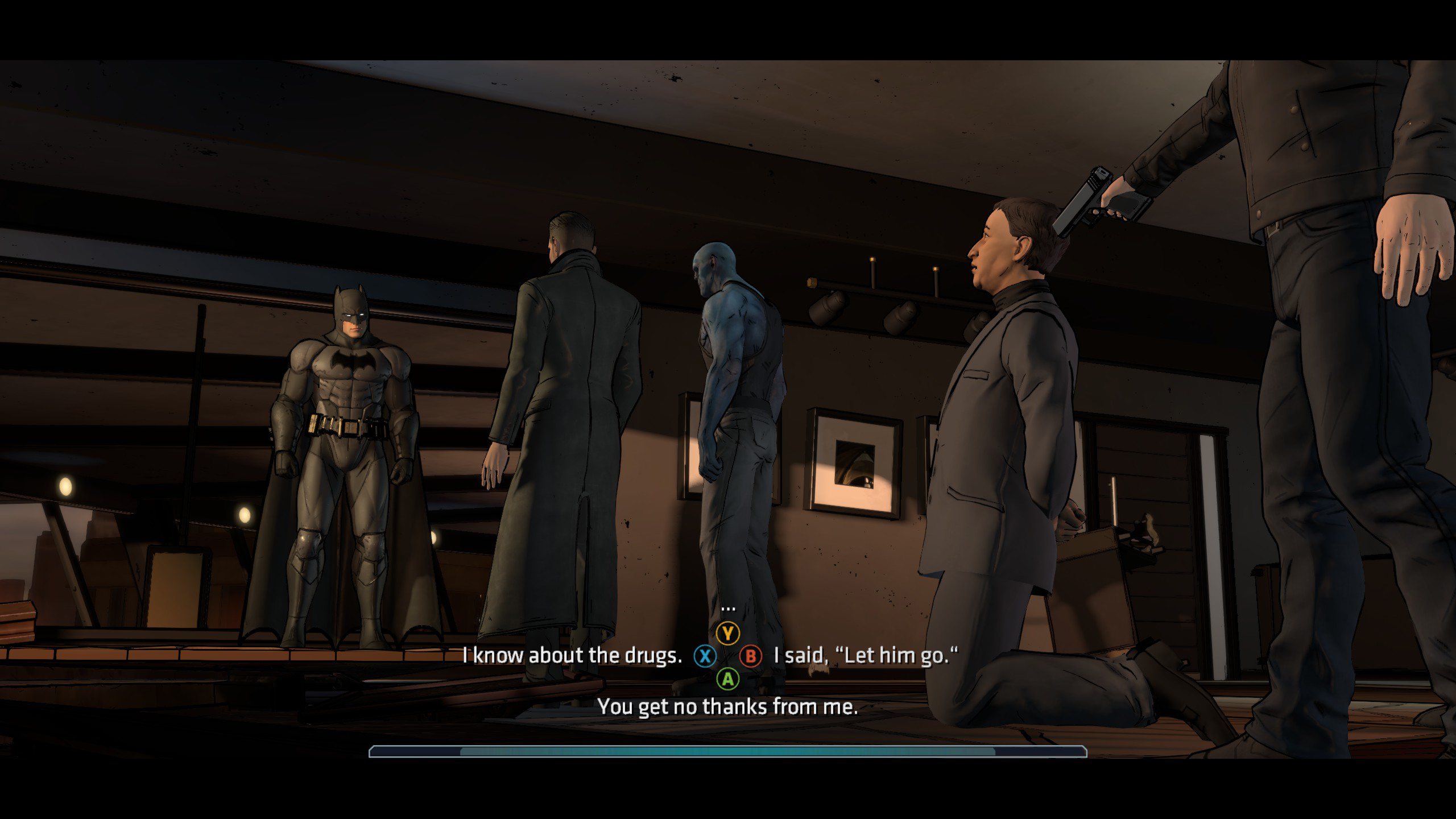 Batman - The Telltale Series - Children of Arkham PC screen hostage