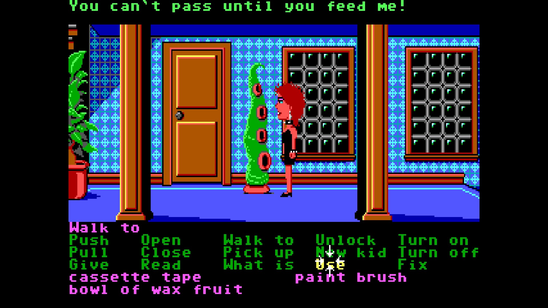 Day of the Tentacle Remastered - Maniac Mansion green tentacle
