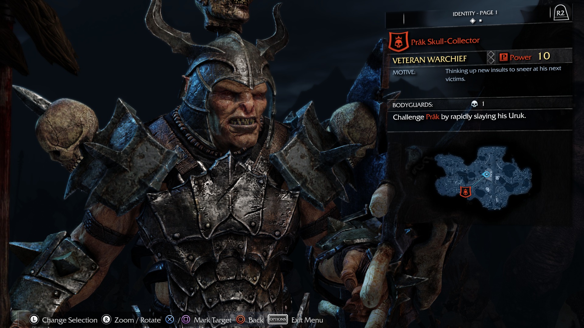 Middle Earth: Shadow of Mordor PS4 Screenshot