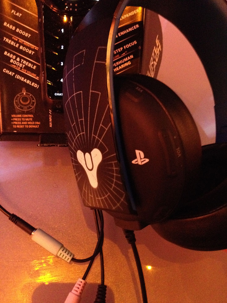 PlayStation Gold Wireless Stereo Headset PS4 PS3