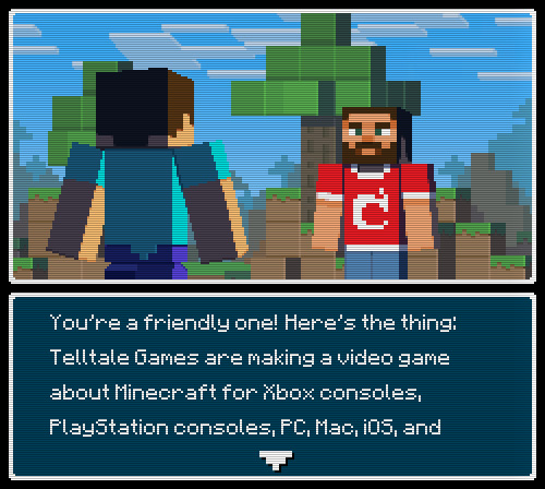 Info Quest II - Minecraft: Story Mode