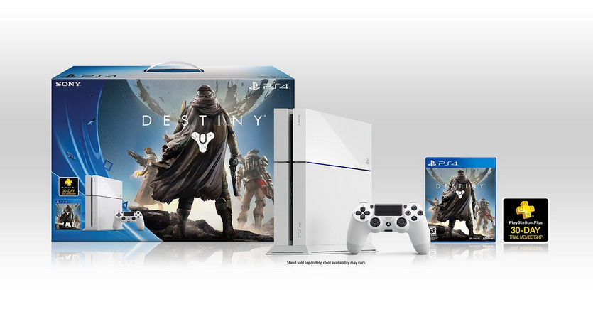 White PlayStation 4 Destiny Bundle